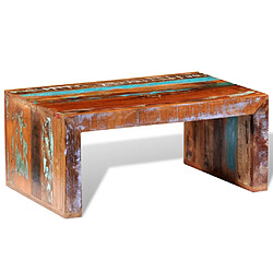 Avis Maison Chic Tabls basse,Table Console pour salon Bois recyclé -MN92910