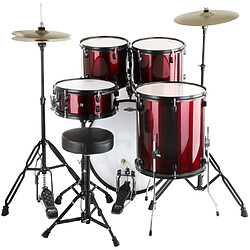 XDrum Rookie 22"" Batterie Standard Rouge Avec Set Sourdines