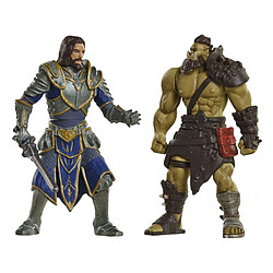 Jakks Pacific Warcraft - Pack 2 figurines Lothar vs. Horde Warrior 6 cm