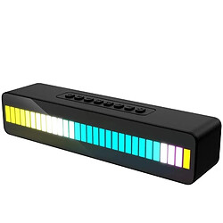 Yonis Barre Sonore Ambiante LED & Bluetooth TWS Barre Sonore Bluetooth Ambiante LED TWS Avec Jeux De Lumières Et Effet HIFI Noir YONIS