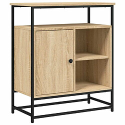 Maison Chic Buffet,Meuble de Rangement,commode pour salon,Cuisine chêne sonoma 69x35x80 cm bois d'ingénierie -MN53523