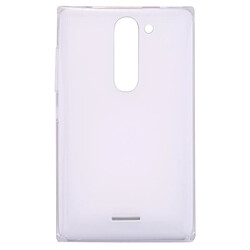 Wewoo Coque arrière blanc pour Nokia Asha 502 Dual SIM couvercle de la batterie pièce détachée