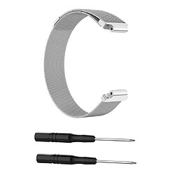 Acheter Wewoo Bracelet pour montre connectée milanais Garmin Forerunner 235 22cm Argent