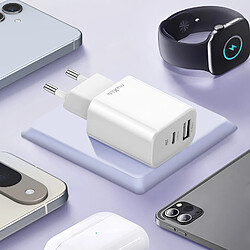 Avis Maxlife Chargeur Secteur Double Port USB et USB C Power Delivery 20W Blanc