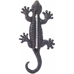 Origen Thermomètre lézard en fonte 10.5 x 1 x 21.5 cm. Thermomètre lézard en fonte 10.5 x 1 x 21.5 cm