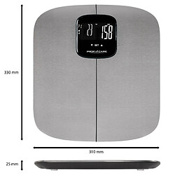 Avis Pèse Personne Electronique Balance BMI Graisse Eau Calories Muscle, , Argent, Proficare, PW 3006