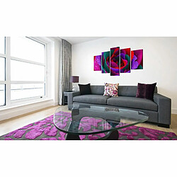 Paris Prix Tableau Imprimé Multicoloured Rose 100 x 200 cm