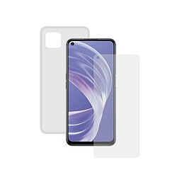 Uknow Film Protecteur en Verre Trempé pour Téléphone Portable + Étui pour Téléphone Portable Oppo A73 Contact Transparent 