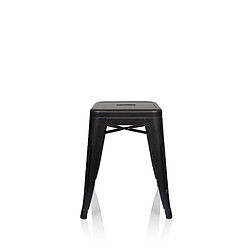 Tabouret VANTAGGIO BRUSH noir mat hjh OFFICE