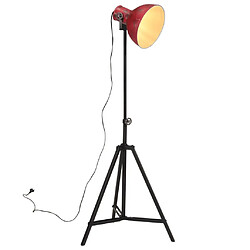 vidaXL Lampadaire 25 W rouge délavé 61x61x90/150 cm E27 