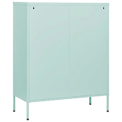 Acheter vidaXL Commode Vert menthe 80x35x101,5 cm Acier