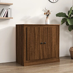 vidaXL Buffet chêne marron 70x35,5x67,5 cm Bois d'ingénierie