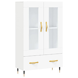 Maison Chic Buffet,Meuble de Rangement,commode pour salon,Cuisine blanc 69,5x31x115 cm bois d'ingénierie -MN97821