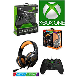 Pack Manette XBOX ONE-S-X-PC Spirit of gamer SPECIALE+ Casque Gamer PRO H3 ORANGE SPIRIT OF GAMER XBOX ONE/S/X/PC Cadeau de noël 