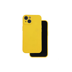 JAYM - Coque Silicone Jaune pour [ APPLE IPHONE 15 ] - 100% Silicone et Microfibre - Renforcée et Ultra Doux