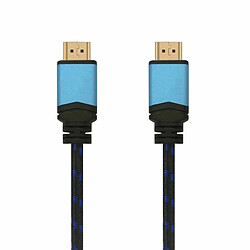 Câble HDMI Aisens A120-0355 0,5 m 4K Ultra HD Noir/Bleu