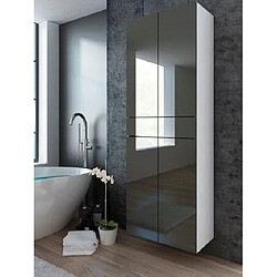 Dusine Colonne Pureza 60 cm - Gris Laqué/BM salle de bain suspendue ou posée