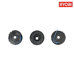 Lot de 3 bobines simple fil RYOBI diamètre 1.6mm x 4.5m RAC125