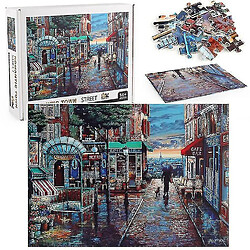 Acheter Universal Puzzle ville francaise, casse-tête pédagogique de décompression, décoration murale 1000 pièces