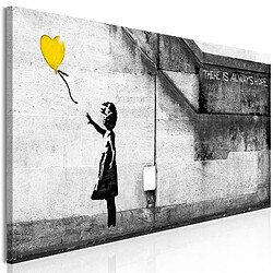 Paris Prix Tableau Imprimé There is Always Hope Narrow Yellow 50 x 150 cm 