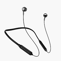 GUPBOO S6 Neckband Sports Casque sans fil Bluetooth Casque sans fil double basse stéréo avec micro Écouteurs intra-auriculaires