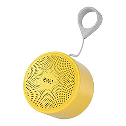 Yonis Enceinte Bluetooth 5.0 Waterproof Subwoofer Portable TWS Mini Enceinte Bluetooth TWS Portable Etanche IPX5 Subwoofer Son 360° Autonomie 5h Jaune YONIS