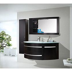 Simba MEUBLE SALLE DE BAIN NOIR VASQUE LUXE LAVABO mod. Black Ambassador 120 cm