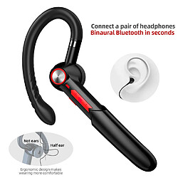 GUPBOO Casque antibruit Bluetooth 5.0 Casque Hi-Fi Sound Fingerprint One Case Casque étanche avec micro