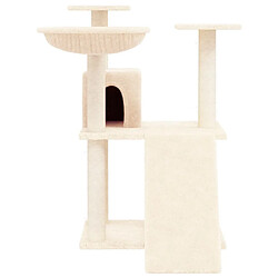 Avis Arbre à chat avec griffoirs,niche pour chat en sisal Crème 83 cm -MN39838