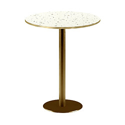 Restootab Mange-debout Ø60cm Rome bistrot terrazzo