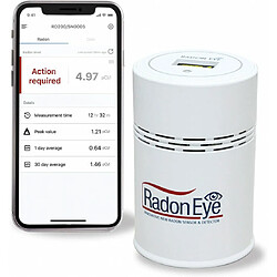 RADON EYE Détecteur de Radon Ecosense RD200 : Surveillance en Temps Réel pour Votre Sécurité 