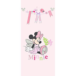 AG ART Poster de porte Intissé - Disney Minnie Mouse - modèle Minnie en fée - 90 cm x 202 cm