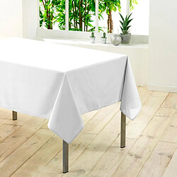 Douceur D'Interieur Nappe rectangulaire unie - 140 x 200 cm - Blanc