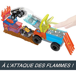 Mattel Arena Smasher Color Shifters avec 1 Véhicule 5 Alarm et 2 Voitures à Écraser Multicolore