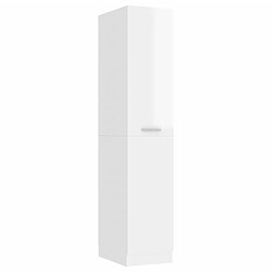 Acheter vidaXL Armoire d'apothicaire Blanc brillant Bois d’ingénierie