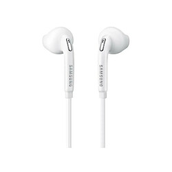 Galaxy Grand Prime Ecouteurs Samsung stéréo Blanc EO EG920BW cable plat 1.2m 