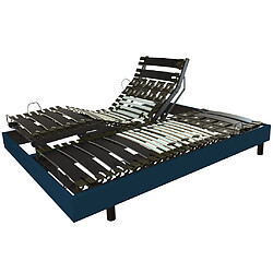 Promo Matelas Sommier électrique Alliance finition tissu 2x70...