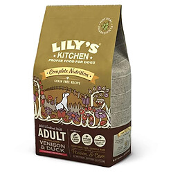 Croquettes Sans Céréales au Chevreuil des Highlands et au Canard pour Chiens - Lily's Kitchen - 2,5Kg