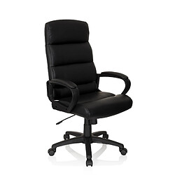 Chaise de bureau / Fauteuil pivotant FUTURA 100 Similicuir Noir hjh OFFICE pas cher