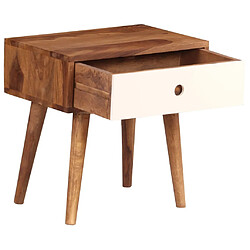 Avis Maison Chic Table de chevet,Table de nuit,Table d'appoint pour salon Bois massif de Sesham 45 x 30 x 45 cm -MN97684