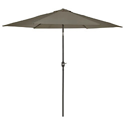 Madison Parasol de jardin Tenerife 300 cm rond gris 