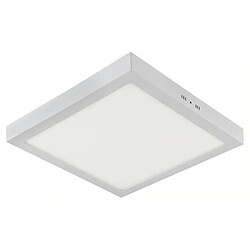 HOROZ ELECTRIC Plafonnier LED saillie carré blanc 28W (Eq. 224W) 3000K Dim. 283x28mm