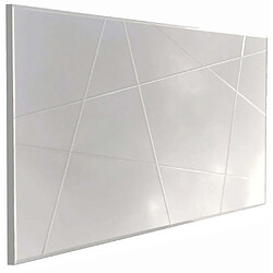 Hanah Home Miroir en verre 130 x 62 cm silver. Miroir en verre 130 x 62 cm silver