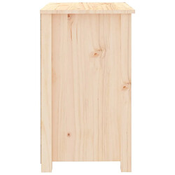 Acheter vidaXL Tables de chevet 2 pcs 50x35x61,5 cm Bois de pin massif