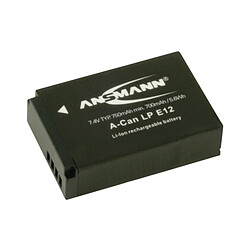 ANSMANN Batterie photo numerique type Canon LP-E12 Li-ion 7.4V 750mAh