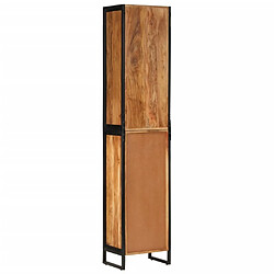 Acheter vidaXL Armoire de salle de bain 40x27x190 cm bois massif d'acacia