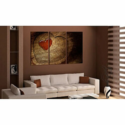 Paris Prix Tableau 3 Panneaux Ancien Amour Ne Rouille Pas 40 x 60 cm