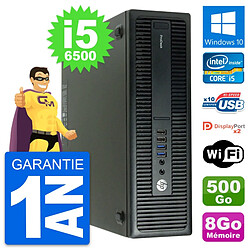 PC HP ProDesk 600 G2 SFF Intel Core i5-6500 RAM 8Go Disque 500Go Windows 10 Wifi · Occasion 