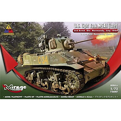 U.S.Light Tank M5A1 (Late) 3rd Armd.DivN - 1:72e - Mirage Hobby 