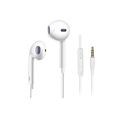 Oppo MH320 Earphone Jack Auricolari Cuffie Stereo Microfono Filo Bianco